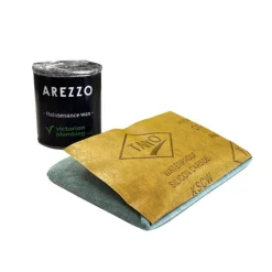 Arezzo Stone Black Terrazzo Effect Twin Rectangular Counter Top Basin (700 X 385mm) -Bathroom Products Shop az027dg d1