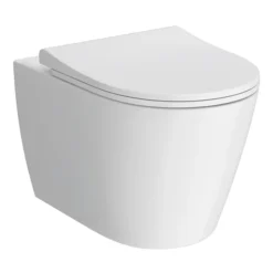 Arezzo Rimless Wall Hung Toilet Incl. Slim Soft Close Seat -Bathroom Products Shop az6727sl d2a