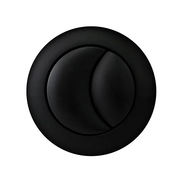 Arezzo Matt Black Cistern Flush Button - 38mm Hole 3 Arezzo Matt Black Cistern Flush Button - 38mm Hole - Image 3