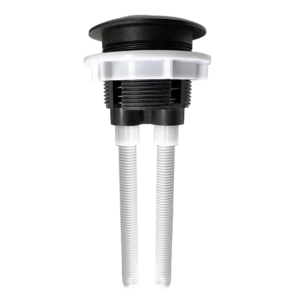 Arezzo Matt Black Cistern Flush Button - 38mm Hole 1 Arezzo Matt Black Cistern Flush Button - 38mm Hole