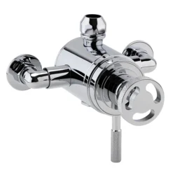 Arezzo Chrome Industrial Style Rigid Riser Kit With Diverter + Dual Exposed Shower Valve 9 Arezzo Chrome Industrial Style Rigid Riser Kit With Diverter + Dual Exposed Shower Valve -Bathroom Products Shop azisdualerrd2