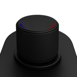 Arezzo Matt Black Industrial Style Push Button Shower Valve (3 Outlets) -Bathroom Products Shop azpb03rmb d4