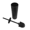 Arezzo Matt Black Toilet Brush Holder