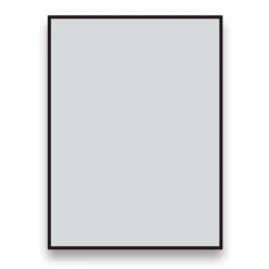 Arezzo Matt Black Square Edge Framed Bathroom Mirror - 800 X 600mm -Bathroom Products Shop azs68mb d1