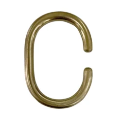 Arezzo C-Type Shower Curtain Rings (Pack Of 12) Brushed Brass 5 Arezzo C-Type Shower Curtain Rings (Pack Of 12) Brushed Brass -Bathroom Products Shop azscrbbd1