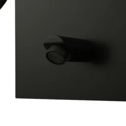 Arezzo Shower Tower Panel - Matt Black (Thermostatic) -Bathroom Products Shop azstp5mb d3