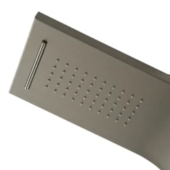 Arezzo Shower Tower Panel - Stainless Steel (Thermostatic) -Bathroom Products Shop azstp5ss d2