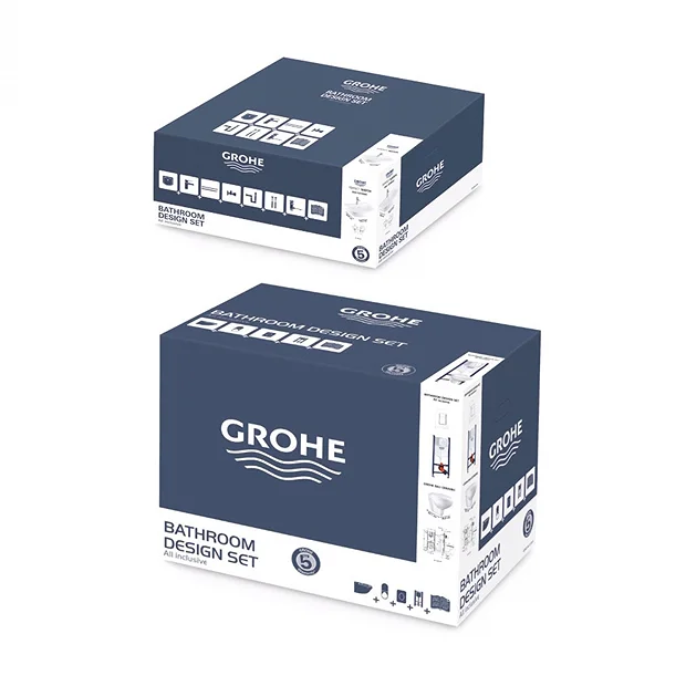 Grohe Solido Bau/Skate COMPLETE Wall Hung Bathroom Suite 1 Grohe Solido Bau/Skate COMPLETE Wall Hung Bathroom Suite