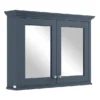 Bayswater Stiffkey Blue 1050mm Mirror Wall Cabinet