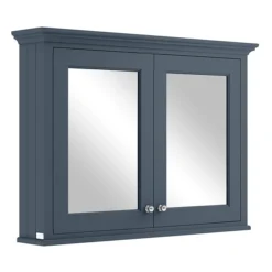 Bayswater Stiffkey Blue 1050mm Mirror Wall Cabinet