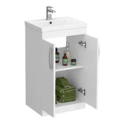 Brooklyn White Gloss Small Bathroom Suite -Bathroom Products Shop brwht detail1