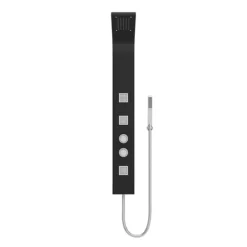 Maverick Tower Shower Panel (Thermostatic) - Black