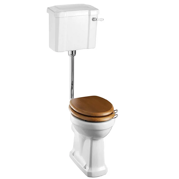 Burlington Low Level WC - 44cm Slimline Cistern - Lever Flush 1 Burlington Low Level WC - 44cm Slimline Cistern - Lever Flush