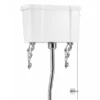 Burlington Regal High Level Raised Height Toilet With White Ceramic Cistern