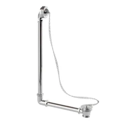 Burlington Exposed Vertical Bath Overflow, Plug & Chain