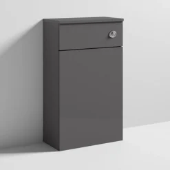 Brooklyn WC Unit With Cistern - Gloss Grey - 500mm 9 Brooklyn WC Unit With Cistern - Gloss Grey - 500mm -Bathroom Products Shop bwc5gg d4