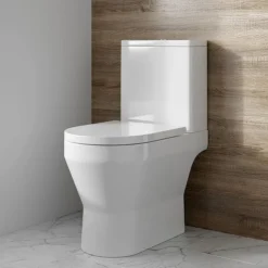 Britton Bathrooms Curve2 Rimless Close Coupled Toilet + Soft Close Seat 8 Britton Bathrooms Curve2 Rimless Close Coupled Toilet + Soft Close Seat -Bathroom Products Shop c2ccwc d1