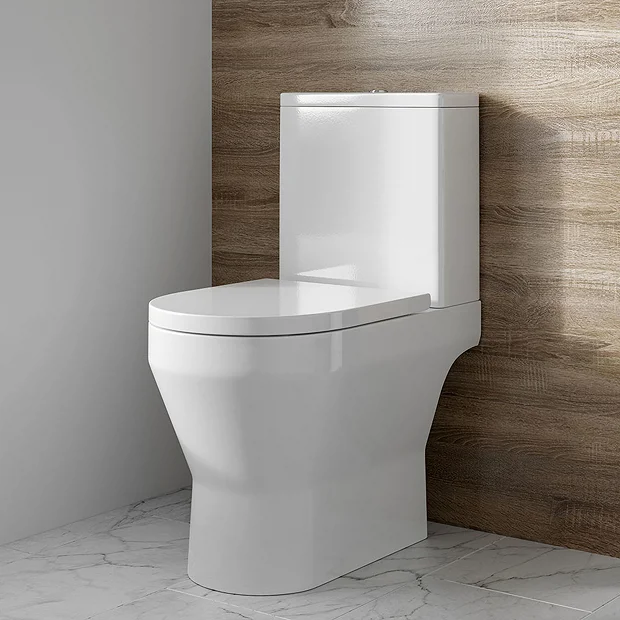 Britton Bathrooms Curve2 Rimless Close Coupled Toilet + Soft Close Seat 4 Britton Bathrooms Curve2 Rimless Close Coupled Toilet + Soft Close Seat - Image 4
