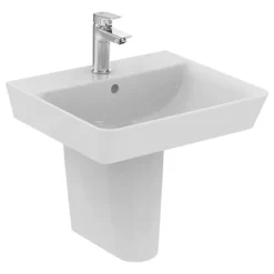 Ideal Standard Connect Air Cube 1TH Basin + Semi Pedestal