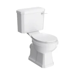 Carlton Traditional Cloakroom Suite - Close Couple Toilet & Wall Hung Basin -Bathroom Products Shop cctcs n d1