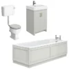 Chatsworth Grey Bathroom Suite Incl. 1700 X 700 Bath With Panels
