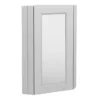 Chatsworth Corner Mirror Cabinet Grey