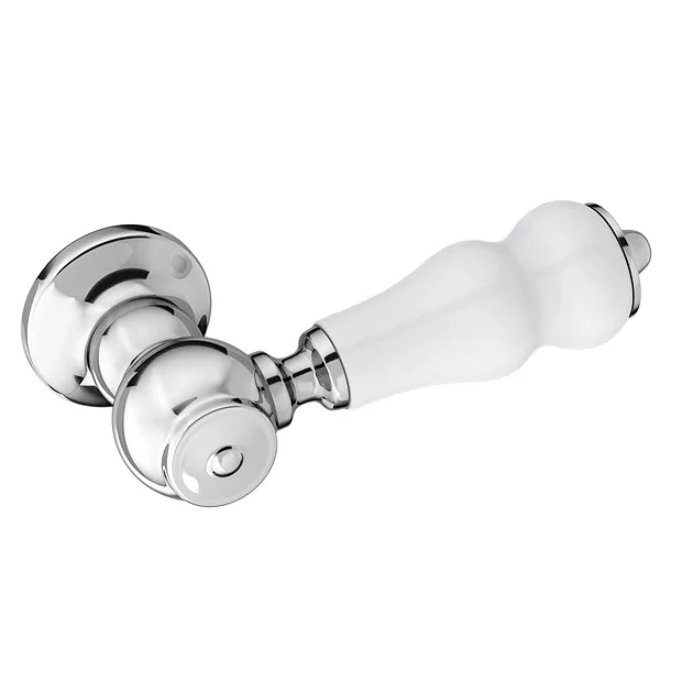 Coniston Chrome Traditional Ceramic Cistern Lever 2 Coniston Chrome Traditional Ceramic Cistern Lever - Image 2