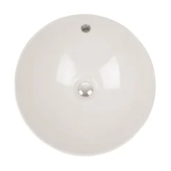 Crosswater Castellon 430mm Carrara Marble/White Countertop Basin -Bathroom Products Shop ct0012bscm d1