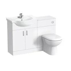 Cove 1150mm Vanity Unit Suite + Single Ended Bath -Bathroom Products Shop cv1150b n d1