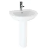Cove 4 Piece Bathroom Suite (Comfort Height Toilet W. Basin)