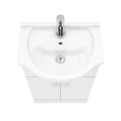 Cove White 550mm Vanity Unit (Flat Packed) -Bathroom Products Shop cv550 d4