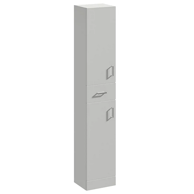 Cove 350mm Gloss Tallboy Unit (Gloss Light Grey - Depth 330mm) 1 Cove 350mm Gloss Tallboy Unit (Gloss Light Grey - Depth 330mm)