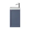Heritage Caversham Wall Hung Cloakroom Vanity Unit - Maritime Blue