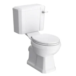 Chatsworth Traditional White Cloakroom Suite (Vanity Unit + Close Coupled Toilet) -Bathroom Products Shop cwhcs425d4