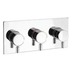 Crosswater - Design Triple Concealed Thermostatic Shower Valve