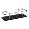Smedbo Sideline Soap Basket - Polished Chrome / Black