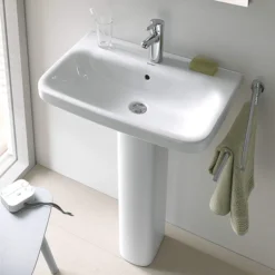 Duravit DuraStyle 1TH Basin + Full Pedestal 5 Duravit DuraStyle 1TH Basin + Full Pedestal -Bathroom Products Shop ds551thfp d1
