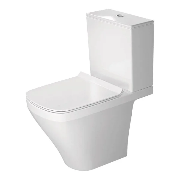 Duravit DuraStyle HygieneGlaze Open Back Close Coupled Toilet + Seat 1 Duravit DuraStyle HygieneGlaze Open Back Close Coupled Toilet + Seat