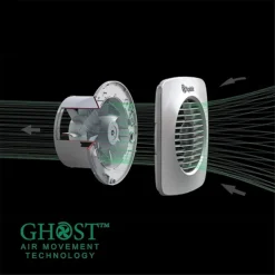 Xpelair Simply Silent Timer & Humidistat Square Extractor Fan 100mm