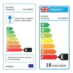 Cruze 600x800mm LED Universal Mirror Inc. Touch Sensor + Anti-Fog 9 Cruze 600x800mm LED Universal Mirror Inc. Touch Sensor + Anti-Fog -Bathroom Products Shop edm07 d2n