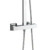 Summit Modern Square Thermostatic Shower - Chrome