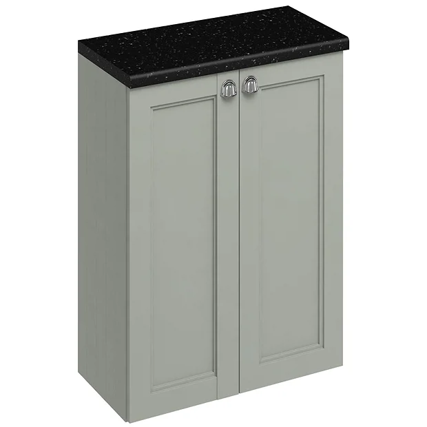 Burlington 60 2-Door Base Unit - Dark Olive 2 Burlington 60 2-Door Base Unit - Dark Olive - Image 2