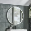 Roper Rhodes Frame 600mm LED Illuminated Round Mirror - Grey