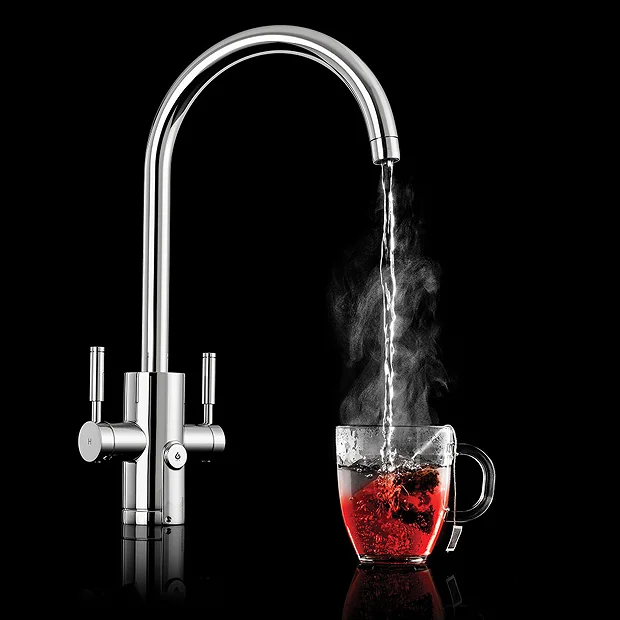 Rangemaster Geo Trend 4-in-1 Instant Boiling Hot Water Tap - Chrome 2 Rangemaster Geo Trend 4-in-1 Instant Boiling Hot Water Tap - Chrome - Image 2