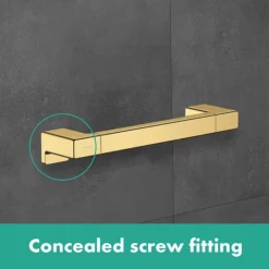Hansgrohe AddStoris Polished Gold Optic Grab Bar -Bathroom Products Shop gold lifestlye lgr