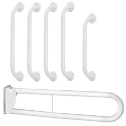 Milton White DOC M Hinged Grab Rail Kit