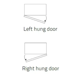 Miller - Traditional 1903 Display Cabinet -Bathroom Products Shop hinged ln