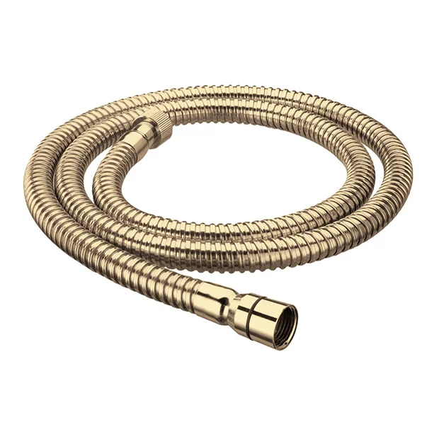 Bristan 1.5m Cone To Nut Shower Hose - Gold 1 Bristan 1.5m Cone To Nut Shower Hose - Gold