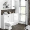 Hudson Reed 600x255mm Gloss White Compact WC Unit
