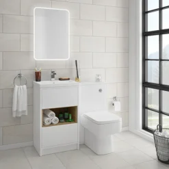 Haywood 500mm Gloss White WC Unit Only